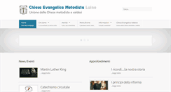 Desktop Screenshot of chiesametodistaluino.org